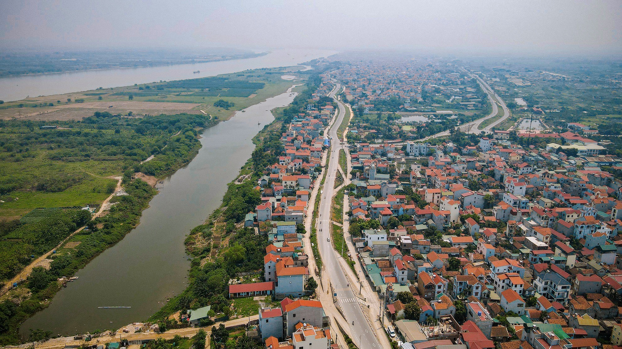 Canh quan doc phan khu do thi song Hong hinh anh