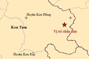 Dong dat 4,5 do o Kon Tum hinh anh