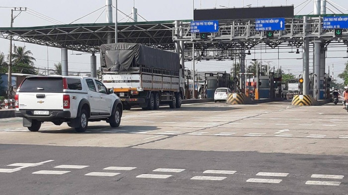 BOT Cai Lay thu phi tro lai anh 1