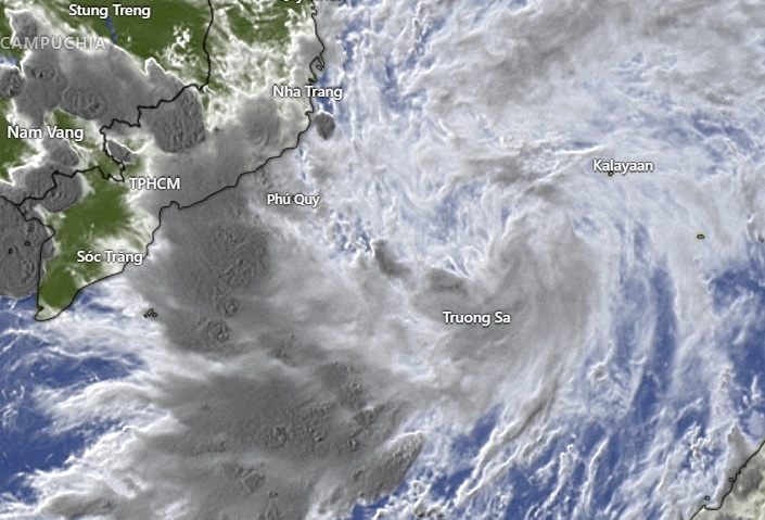 ap thap nhiet doi tren Bien Dong anh 1