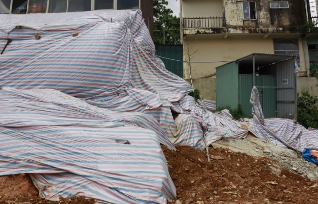 Xu ly su co thi cong cong trinh gay sut lun nghiem trong o Da Lat hinh anh