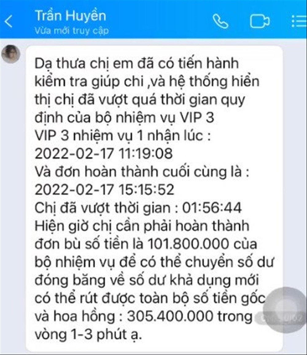 Nhieu cong nhan bi lua tien online anh 1