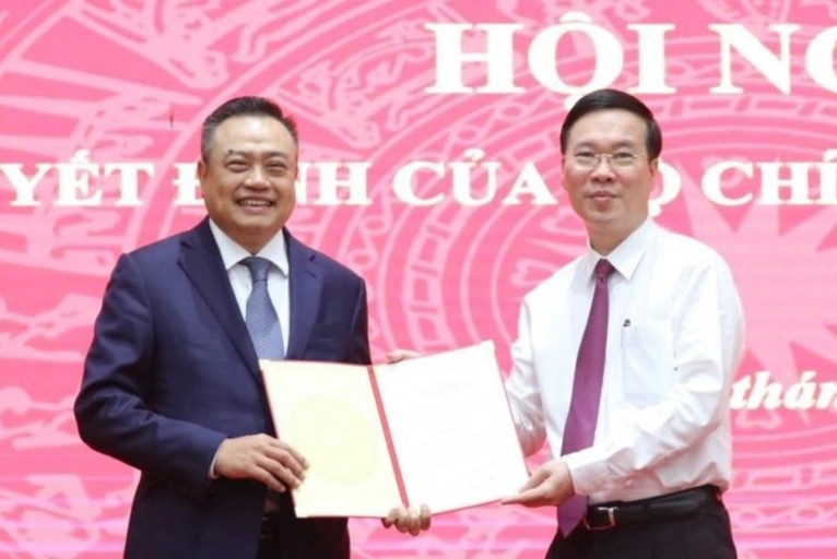 Ong Tran Sy Thanh lam Pho bi thu Thanh uy Ha Noi hinh anh