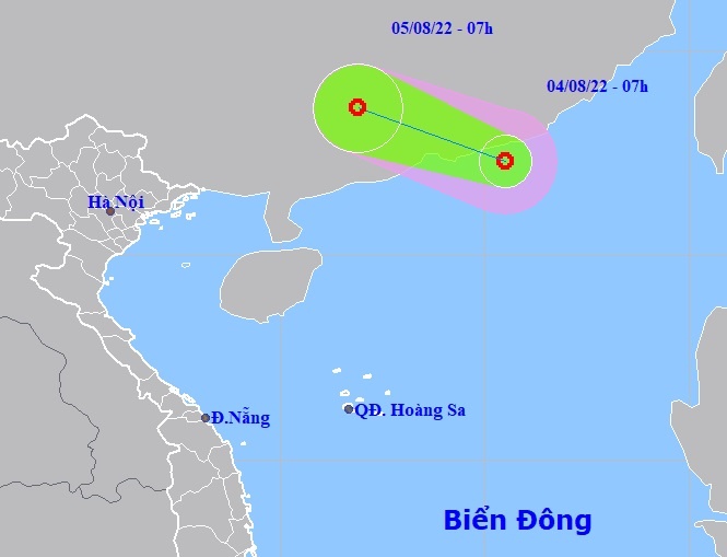 ap thap nhiet doi tren Bien Dong anh 1