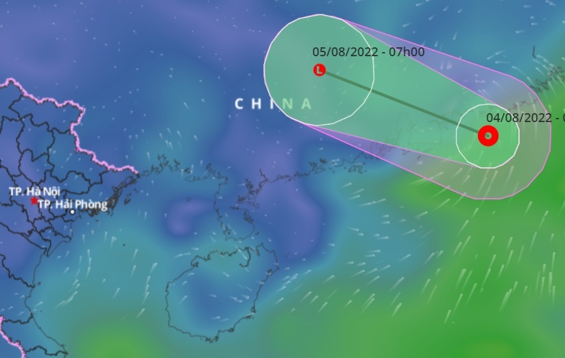 Ap thap nhiet doi hinh thanh tren Bien Dong hinh anh