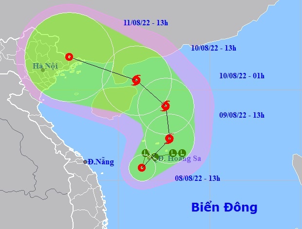Bien Dong sap hung bao hinh anh