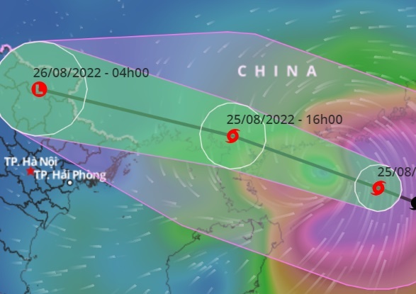Bao so 3 cach Quang Ninh 230 km, mien Bac mua to hinh anh