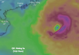 Du bao duong di cua bao so 3 tren Bien Dong hinh anh