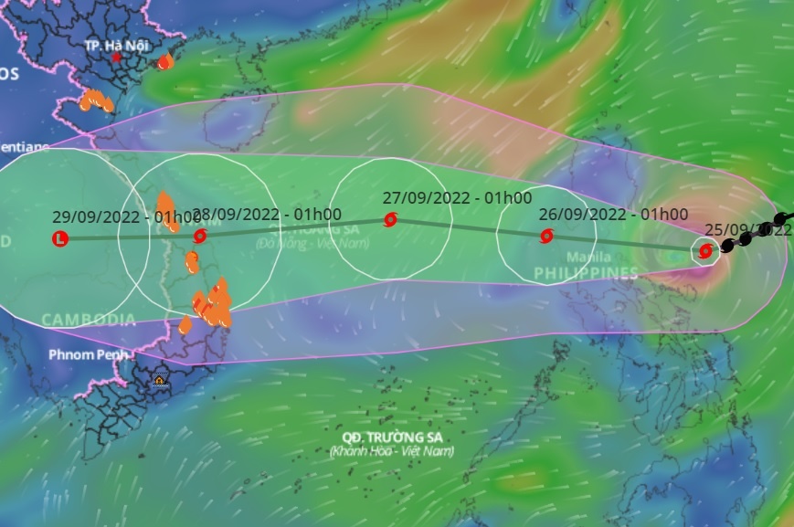 Bao Noru tiep tuc tang cap, ap sat Bien Dong hinh anh