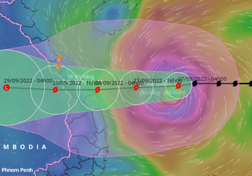 Sieu bao Noru lien tuc manh len, mien Trung bat dau mua lon hinh anh