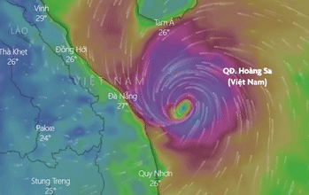Du bao duong di, khu vuc do bo cua sieu bao Noru hinh anh
