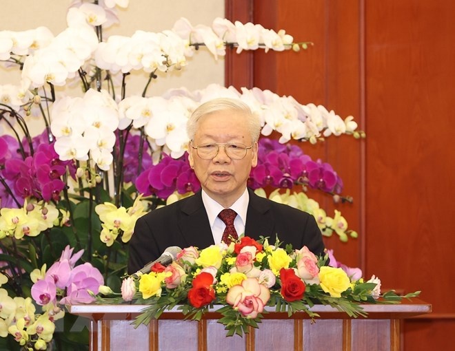 Tong bi thu: Thanh nien Quan doi phai luon la nong cot, xung kich hinh anh