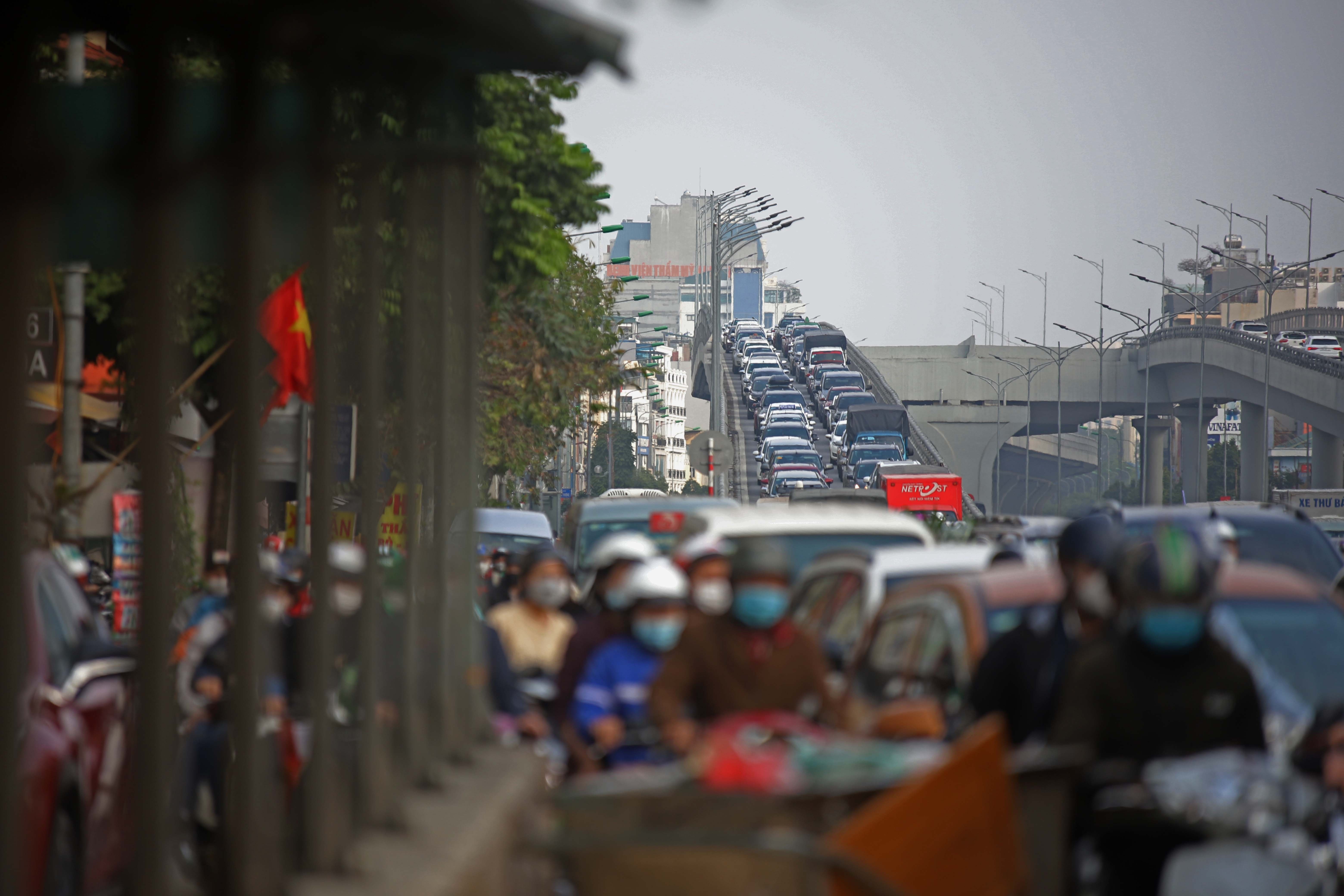 rao chan duong Truong Chinh anh 1