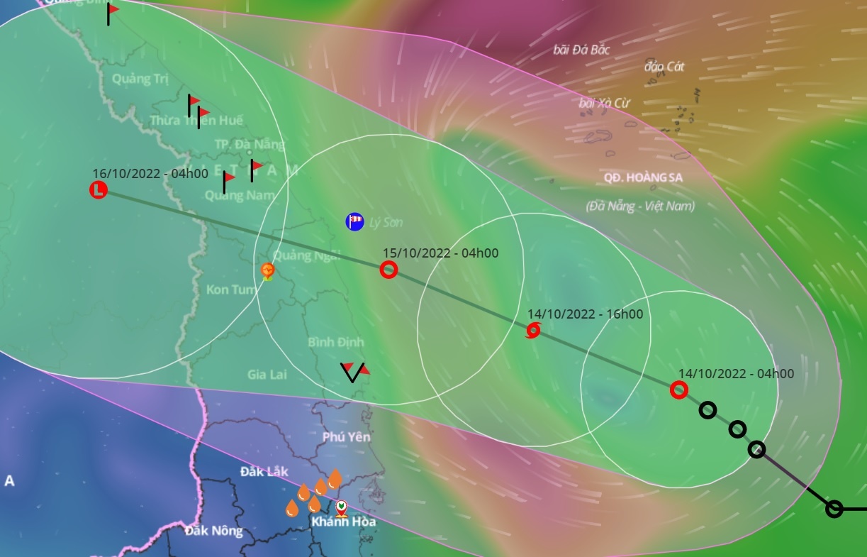 Bien Dong lai sap don bao, mien Trung mua lon va ngap dien rong hinh anh
