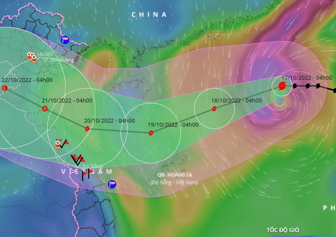 Bao Nesat manh len cap 12 tren Bien Dong hinh anh