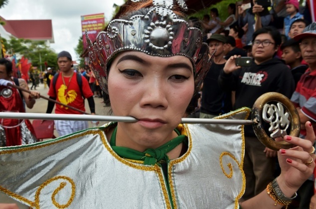 Le hoi Cap Go Meh o Borneo anh 1