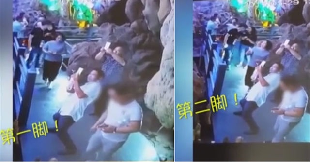 Du khach gay phan no vi lam gay mang da 10.000 nam tuoi hinh anh