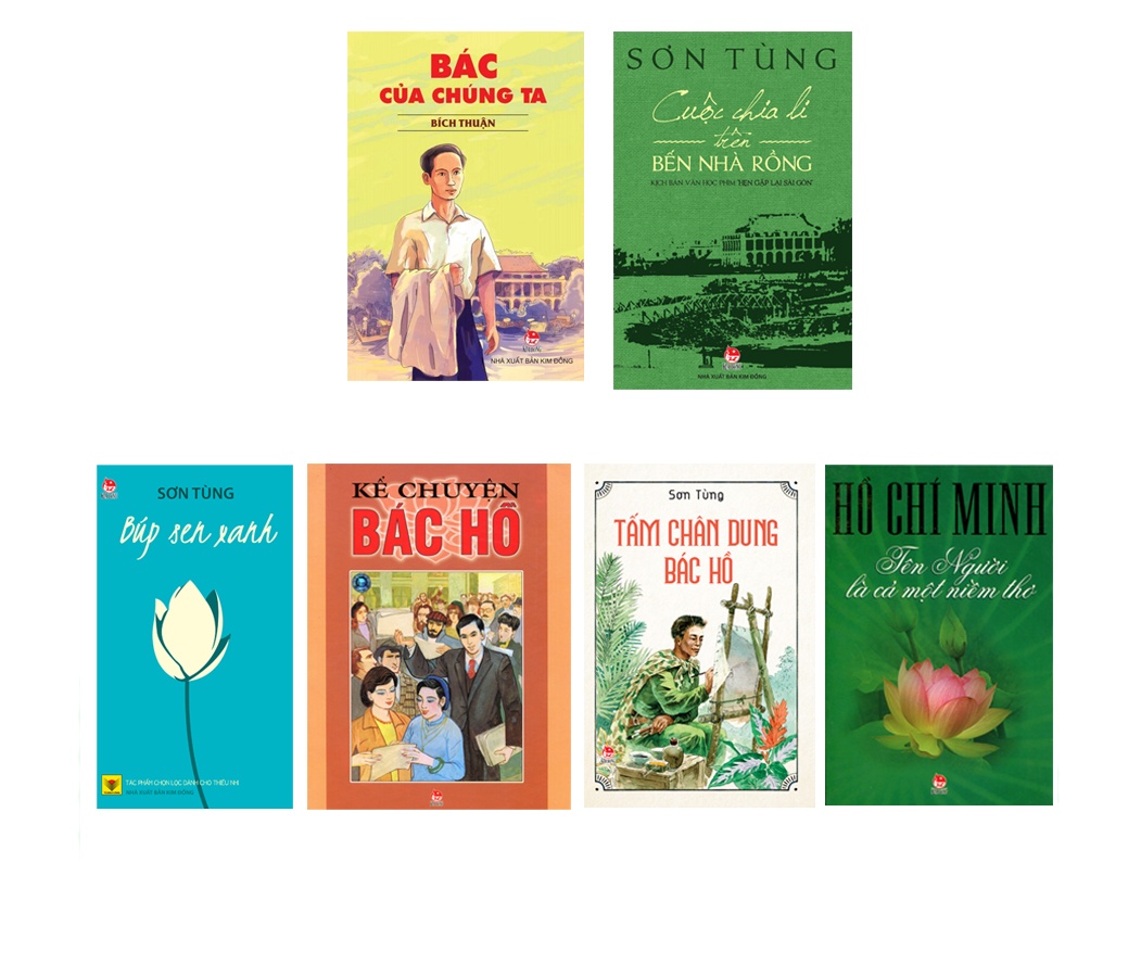 Hinh anh Bac Ho qua trang sach Kim Dong hinh anh