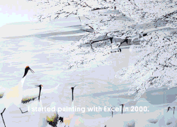 Ve tranh nghe thuat bang Microsoft Excel hinh anh