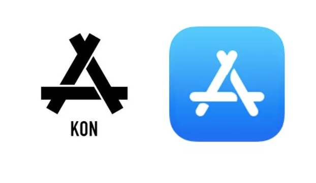 Hang quan ao Trung Quoc kien Apple vi logo App Store hinh anh