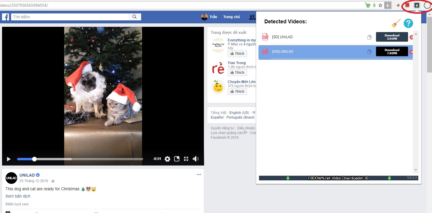 Tai video Facebook khong can phan mem anh 2