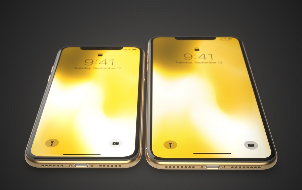 Thiet ke iPhone X mau vang tuyet dep hinh anh