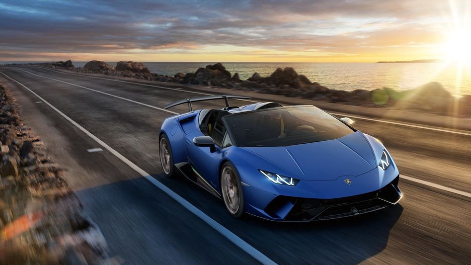 Mui tran Lamborghini Huracan Performante Spyder anh 2