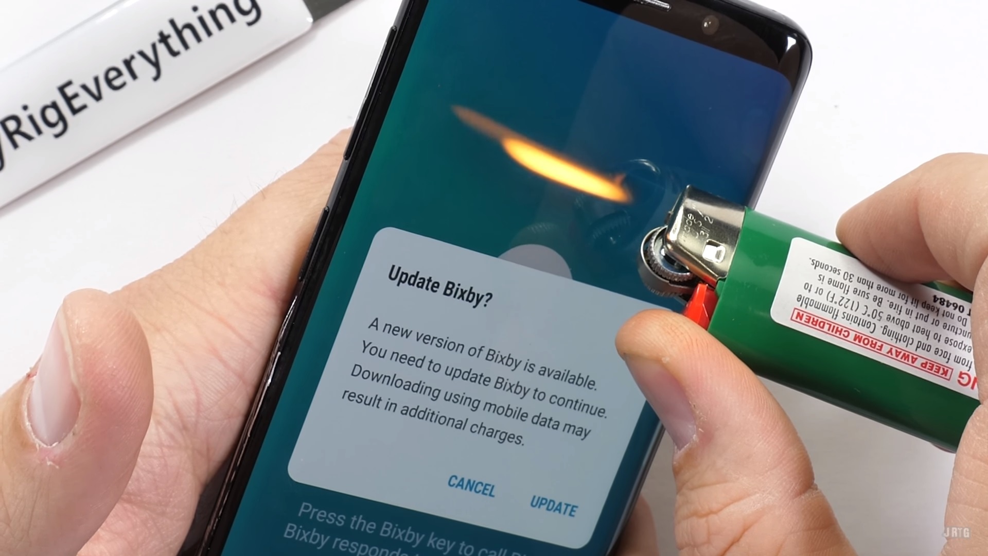 Thu thach do ben Galaxy S9 anh 1