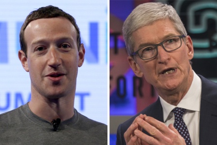 Cuoc chien giua Mark Zuckerberg va Tim Cook da bat dau hinh anh