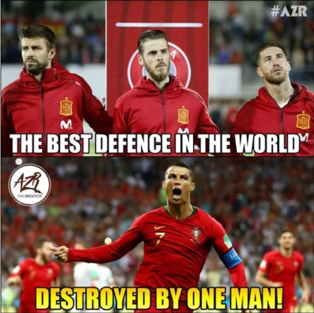 Anh che Ronaldo sau khi lap hattrick anh 1