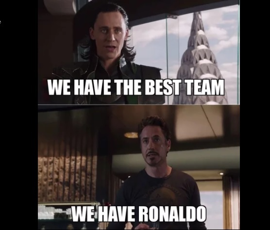 Anh che Ronaldo sau khi lap hattrick anh 9