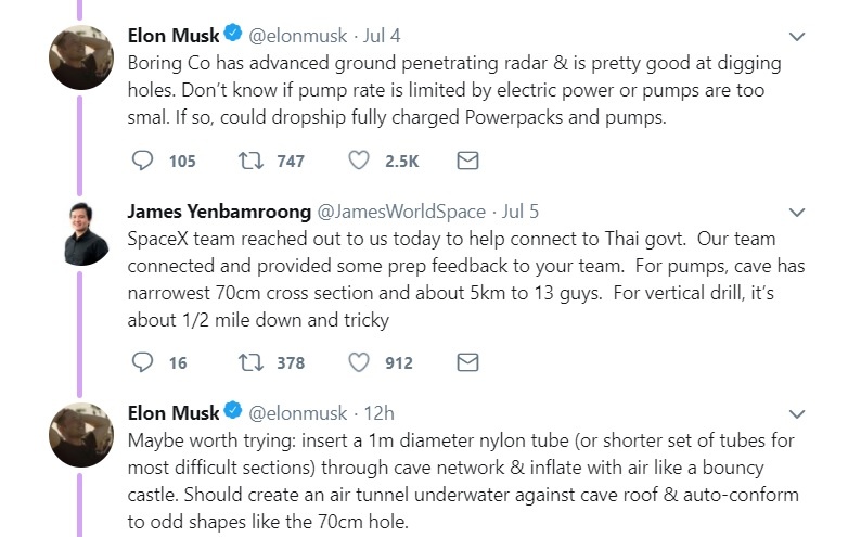 Elon Musk hien ke cuu ho doi bong Thai anh 1