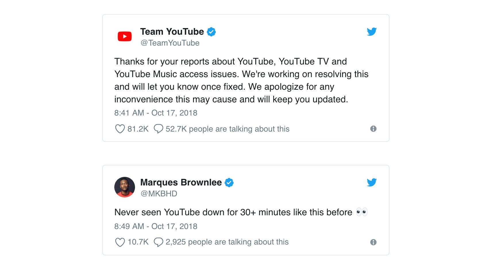 YouTube bị lỗi toàn cầu ảnh 2 YouTube bi loi toan cau anh 2