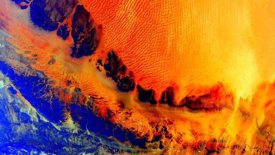 Anh chup Trai dat tu khong gian anh 1