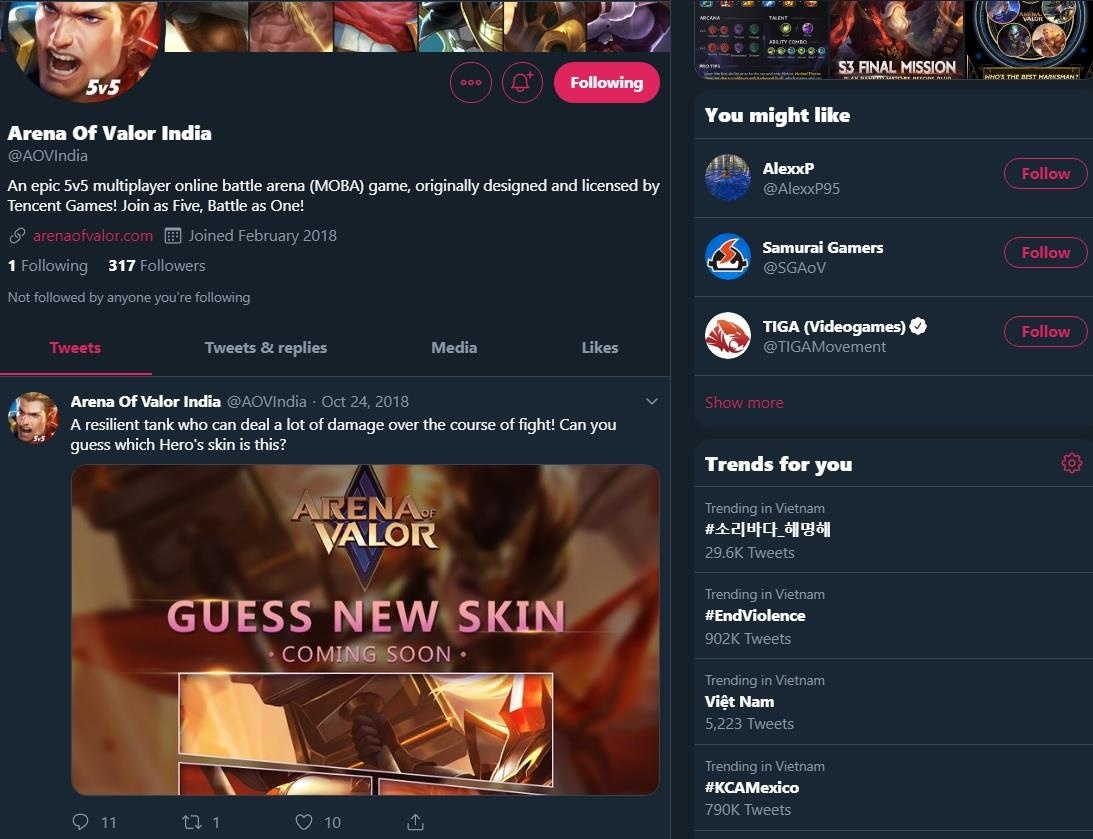 Liên Quân Mobile server Ấn Độ ảnh 1 Lien Quan Mobile server An Do anh 1