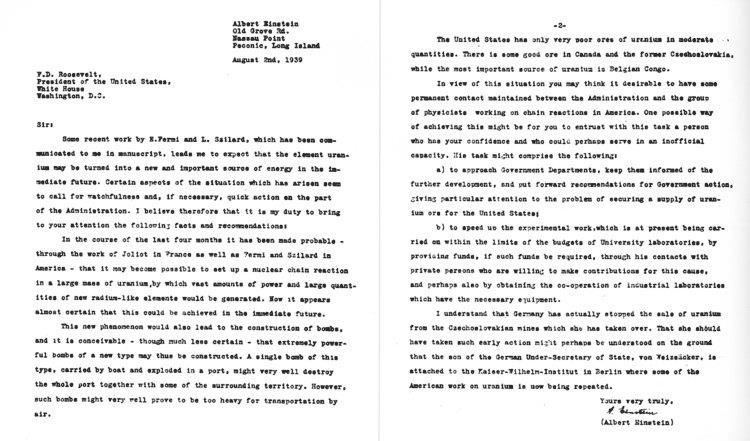 Einstein cau xin chinh phu My che bom nguyen tu anh 2