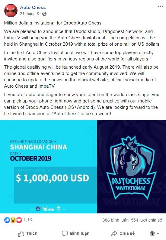 Viet Nam duoc dac cach du chung ket Auto Chess anh 1