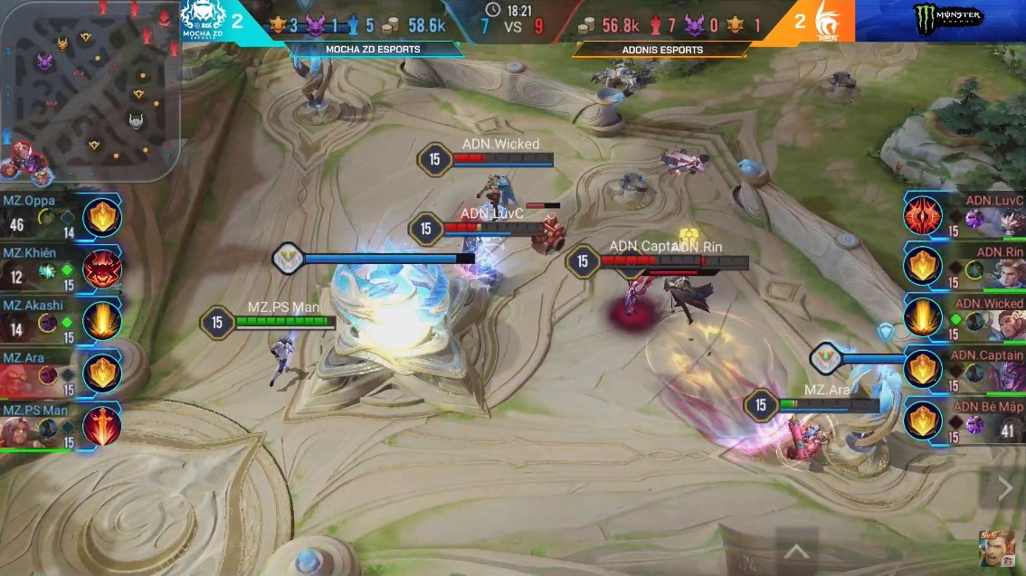 MZ eSports thua đội cuối bảng ảnh 2 MZ eSports thua doi cuoi bang anh 2