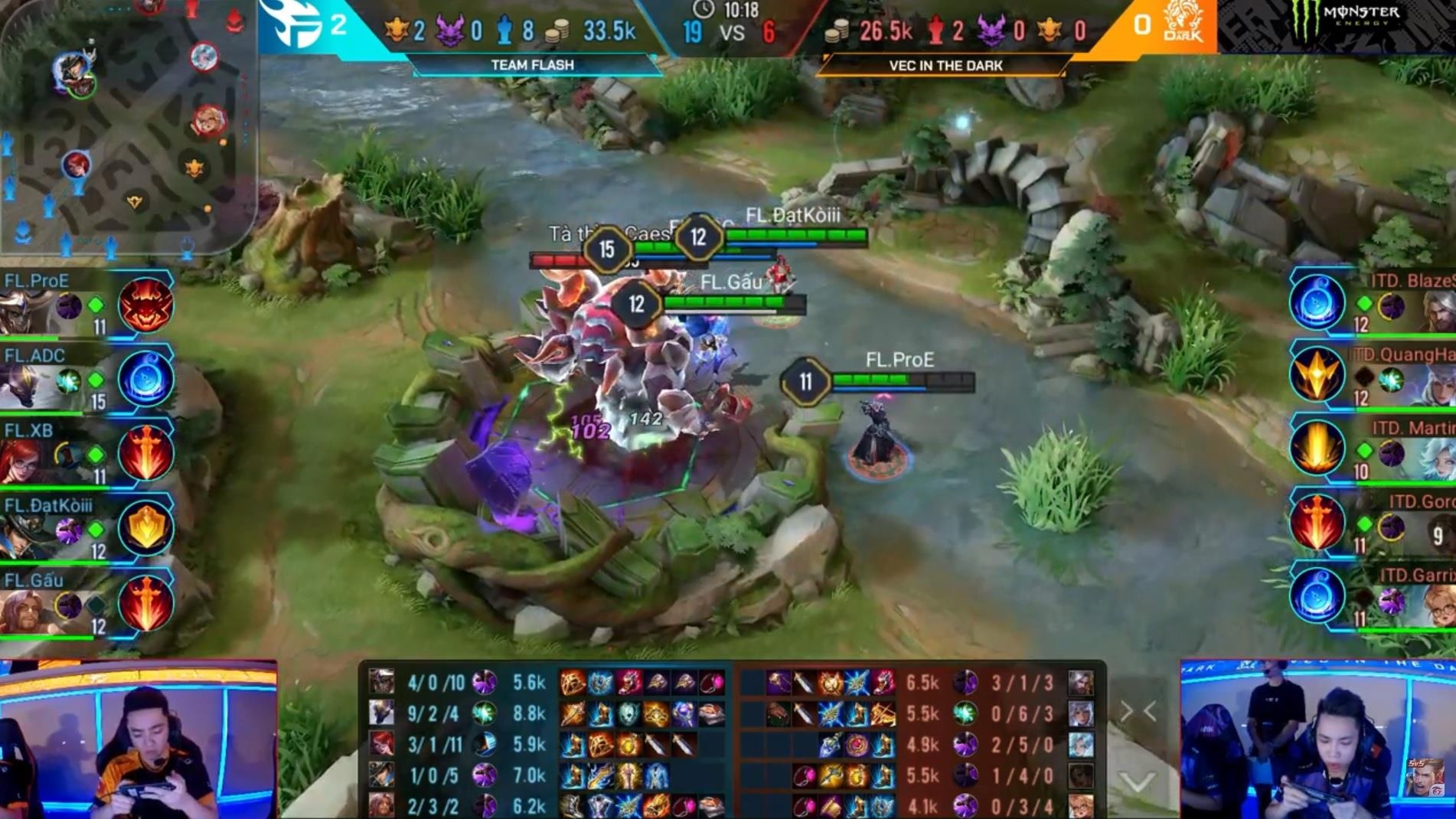 Doi Lien Quan Team Flash danh bai VEC In The Dark hinh anh