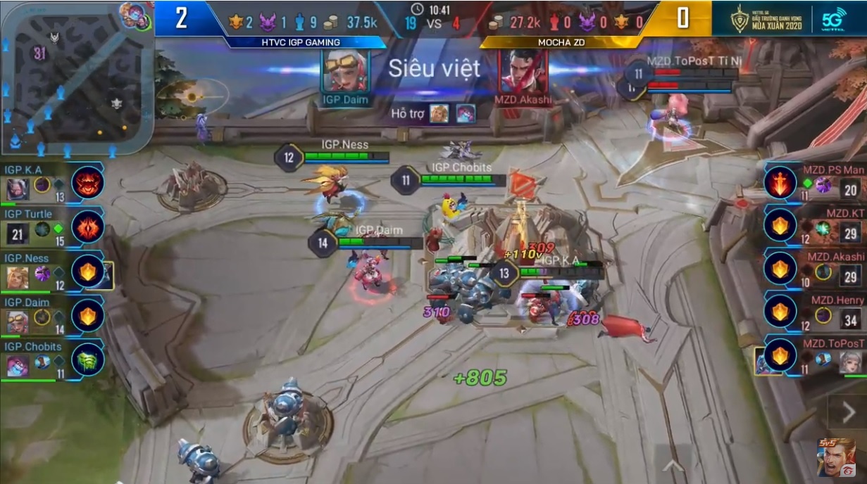 HCD Lien Quan SEA Games gay that vong ngay dau mua giai moi hinh anh