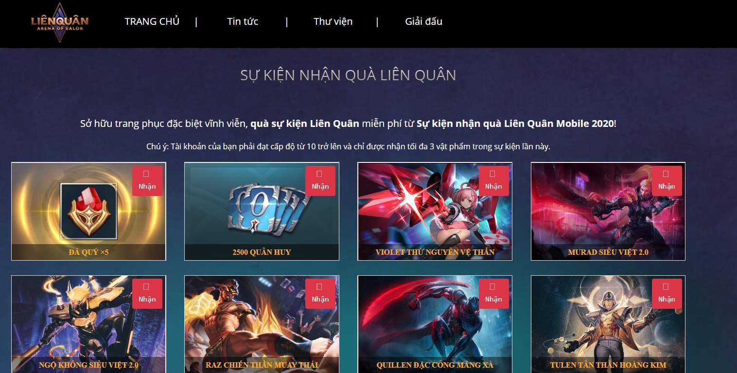 Quang cao Facebook lua dao tai khoan Lien Quan anh 2