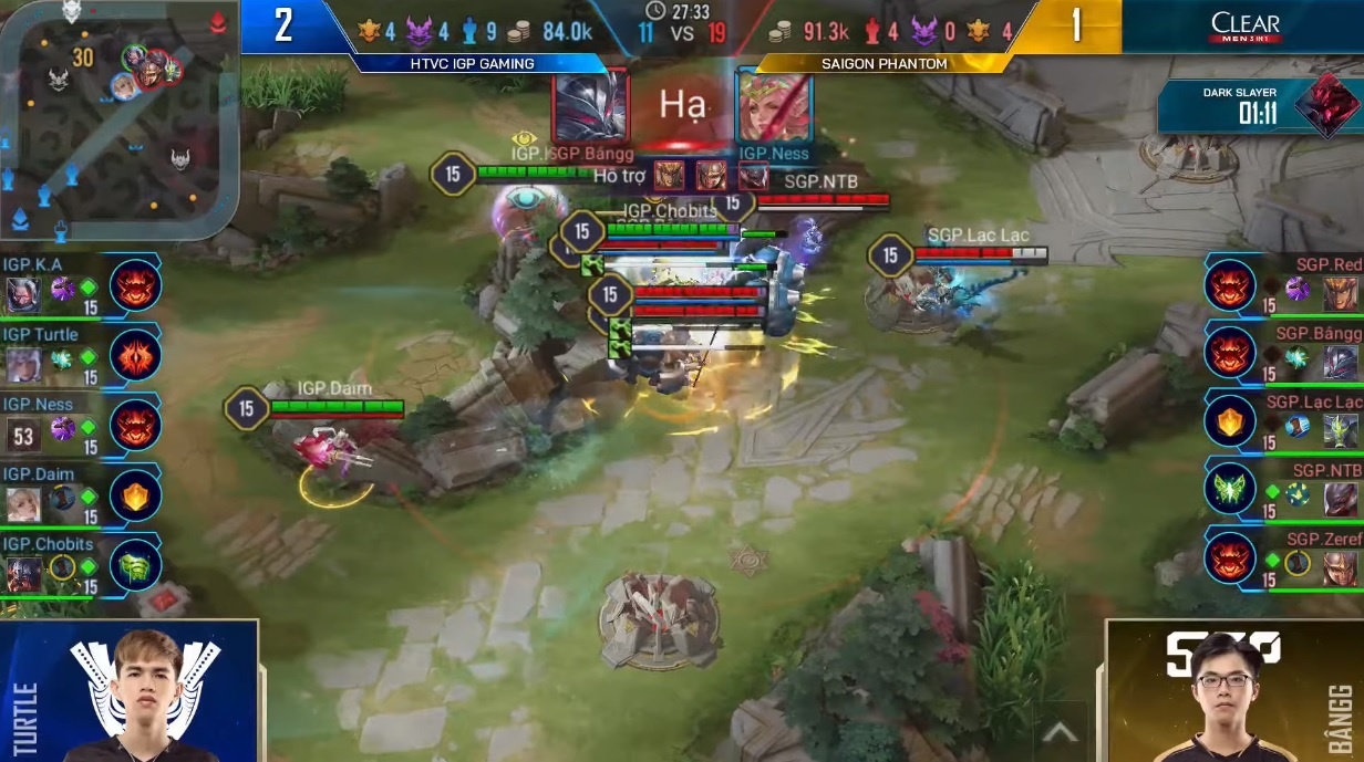 Highlight cuoc doi dau Saigon Phantom va HTVC IGP Gaming hinh anh