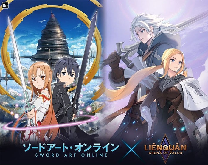 Lien Quan Mobile hop tac Sword Art Online anh 1