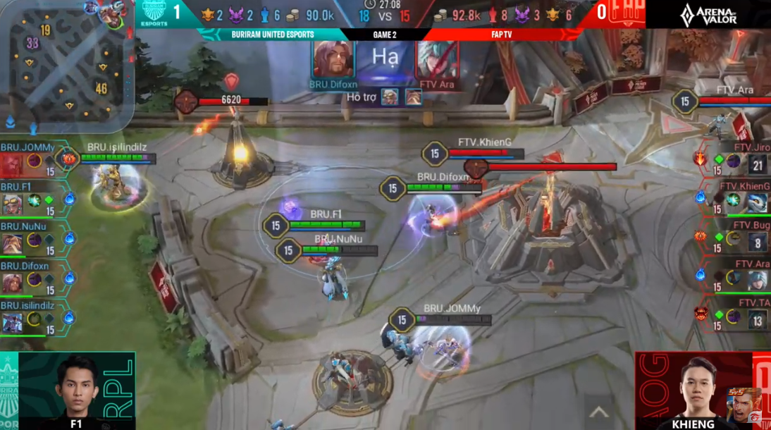 3 phut cuoi tran FAP TV va Buriram United hinh anh