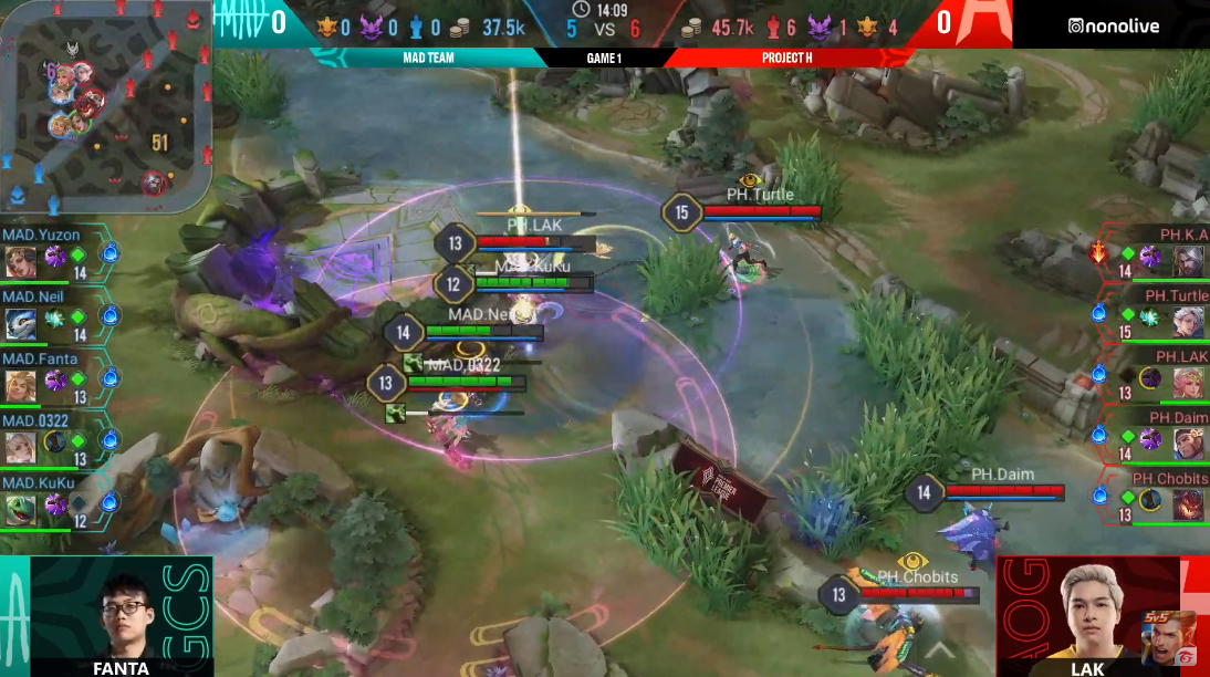 3 phut cuoi tran Project H va MAD Team hinh anh