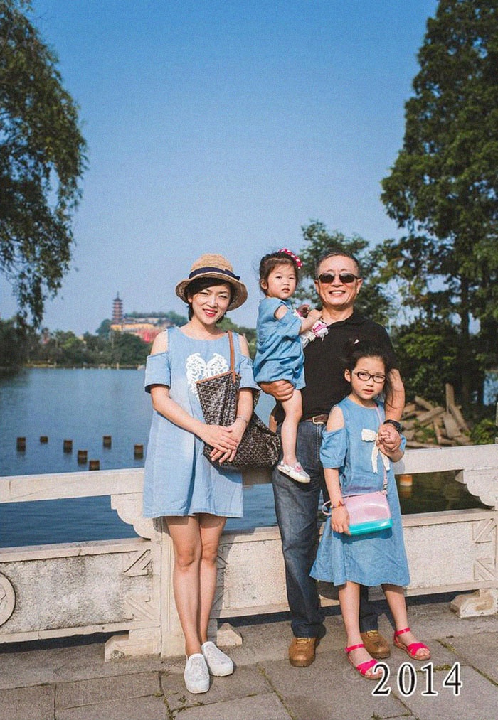 Anh cha va con gai tai cung mot diem suot 40 nam anh 15