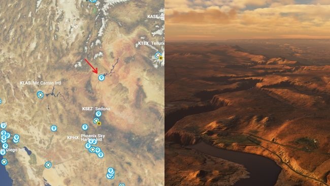 10 dia diem bi an phai kham pha trong game 2 trieu GB Flight Simulator anh 2