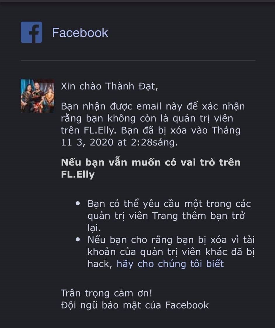 Fanpage Facebook tuyen thu Team Flash bien mat anh 1