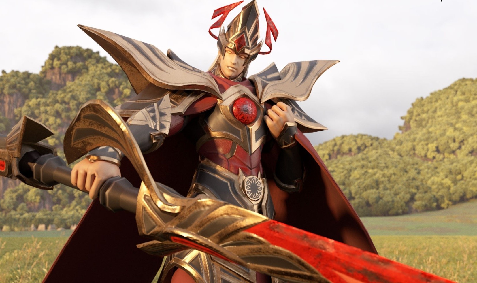 Lien Quan tang mien phi skin Viet Nam Volkath Xung Thien Than Tuong hinh anh