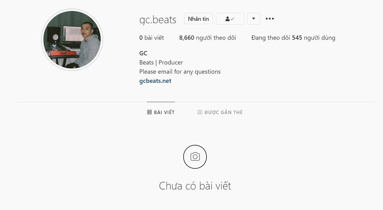 Trang Instagram cua GC Beats bi tan cong anh 2